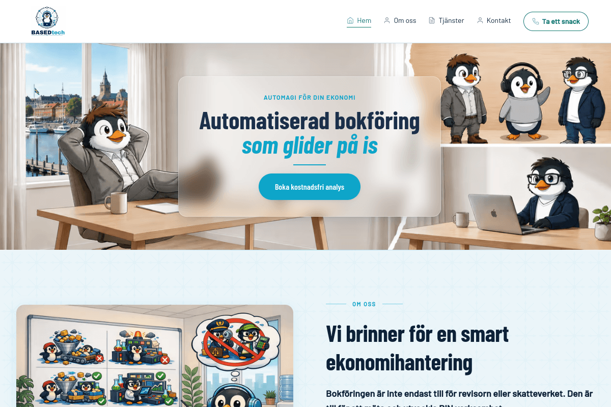 Skärmdump av BASEDtech
